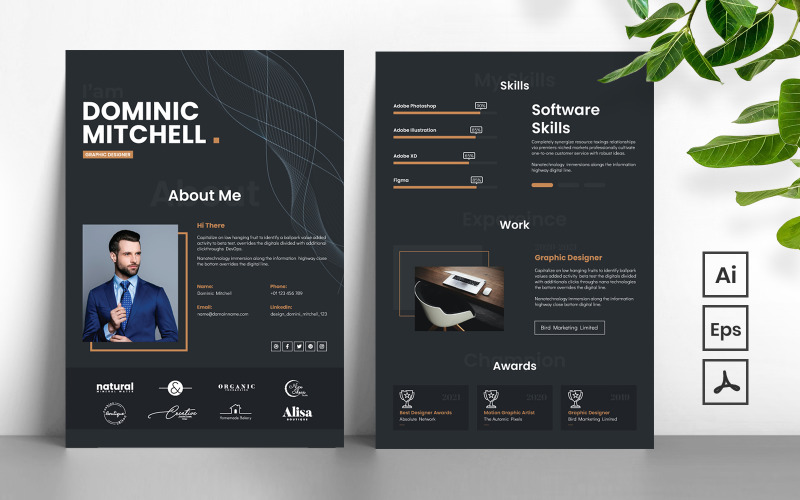 Perfect and Attractive Resume Design Resume Template