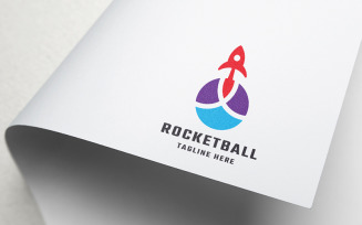 Professional Rocket Ball Logo