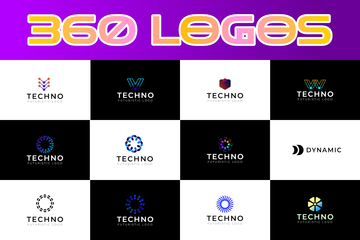 Kit Graphique #232062 Techno Technologie Web Design - Logo template Preview