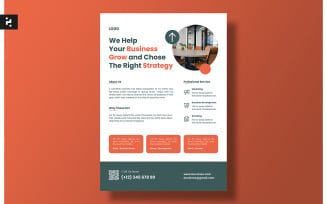 Business Strategy Corporate Flyer Template