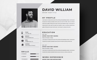 David William / Resume Template