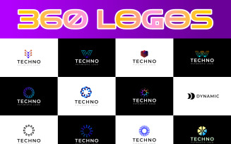 360 Logos Bundle Collection