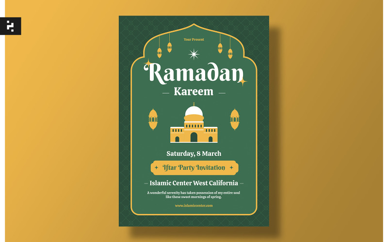 Ramadan Kareem Flyer Template Corporate Identity