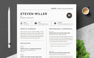 Steven Miller / Clean Resume