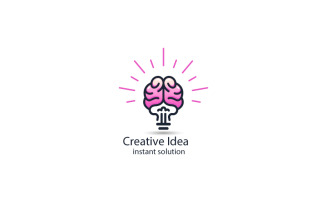 Creative Idea Logo Design Template