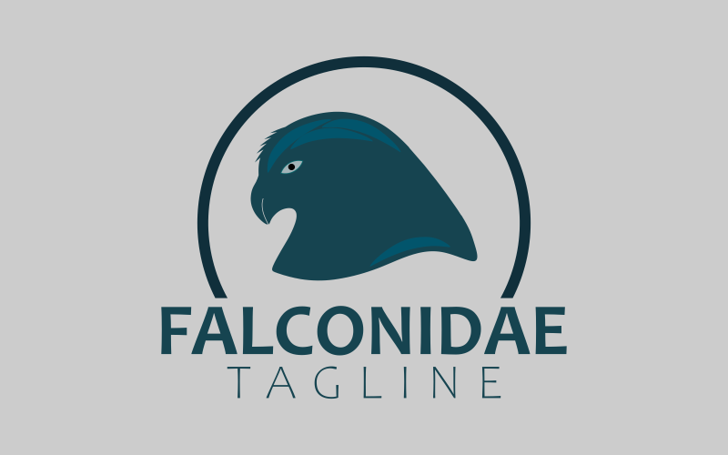 Falcon Bird Custom Logo Design Logo Template