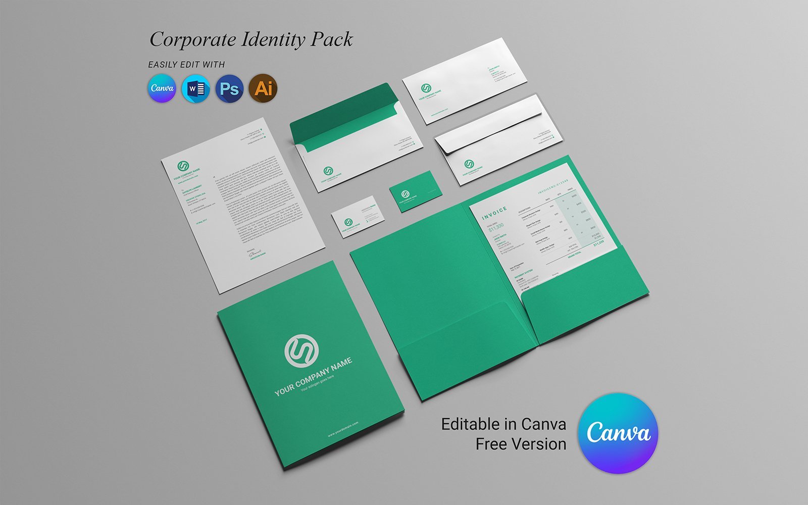 Template #232211 Identity Brand Webdesign Template - Logo template Preview