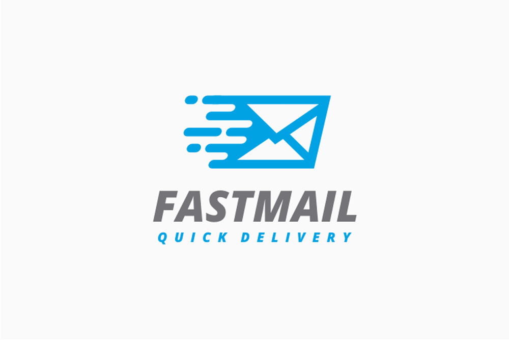 Fast Mail Vector Logo Template