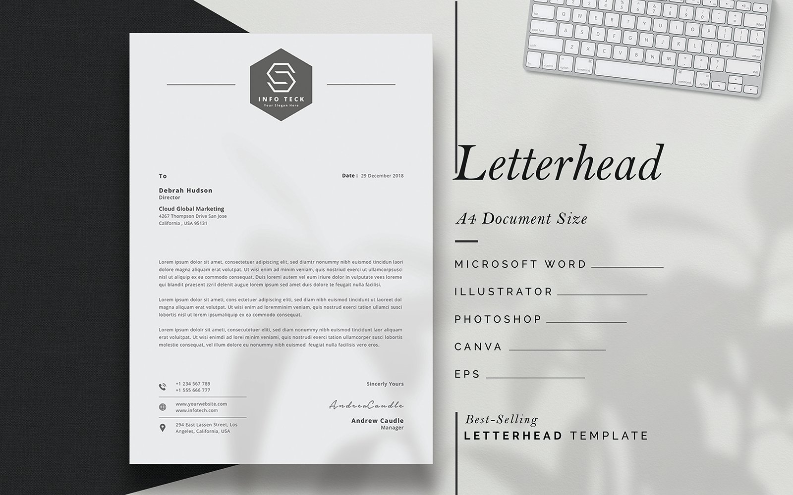 Kit Graphique #232381 Business Letterhead Divers Modles Web - Logo template Preview