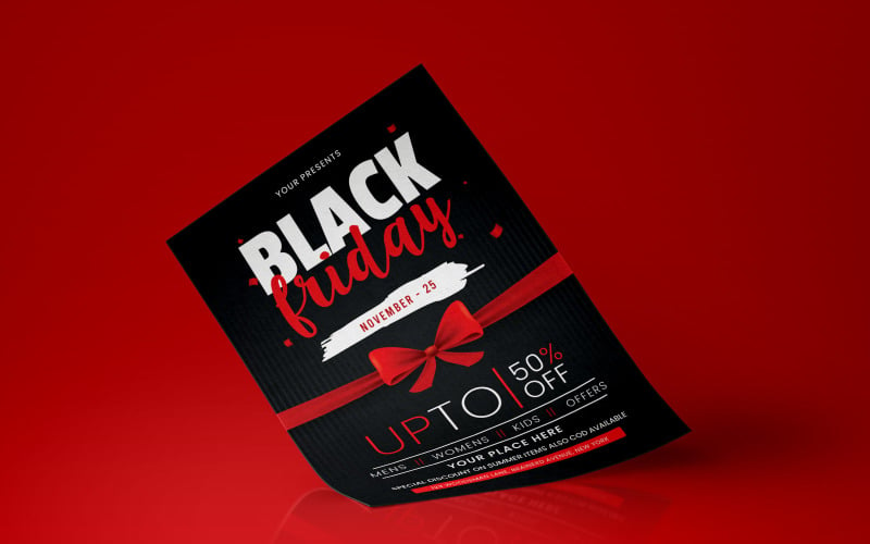 Creative Black Friday Flyer Template Corporate Identity