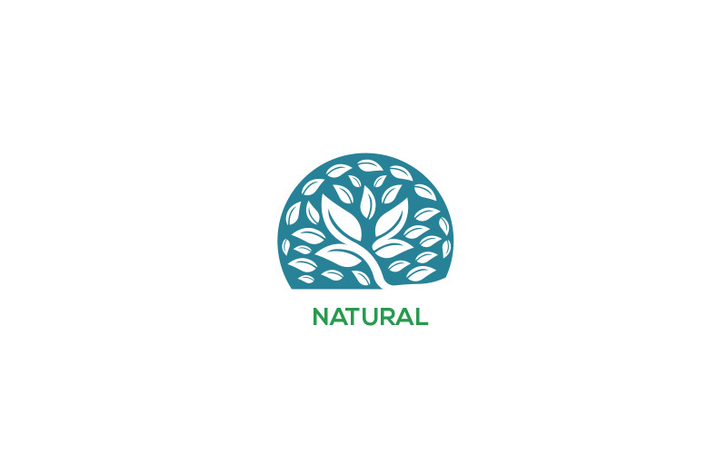 Natural Logo | Natural Vector Template Logo Template