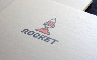 Startup Business-Rocket Logo