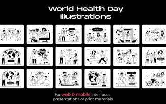World Health Day Illustrations