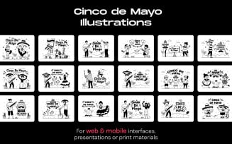25 Cinco de Mayo Illustrations