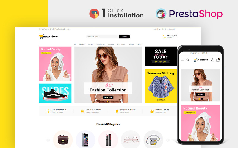 Imax Multipurpose Store Prestashop Theme PrestaShop Theme