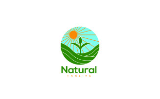 Natural Logo | Simple Logo Design Relates To Natural Beauty.