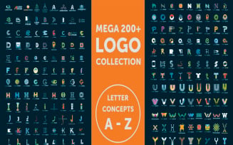 Creative 200+ Mega Logos Letters A-Z