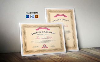 Creative Certificate Design Available In A4 And US Letter Size