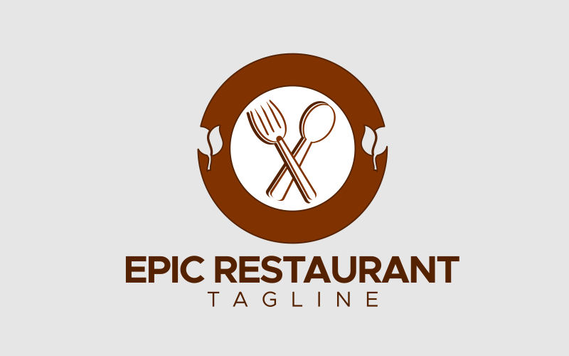 Restaurant Custom Design Logo Logo Template