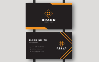 Simple Creative Black Business Card