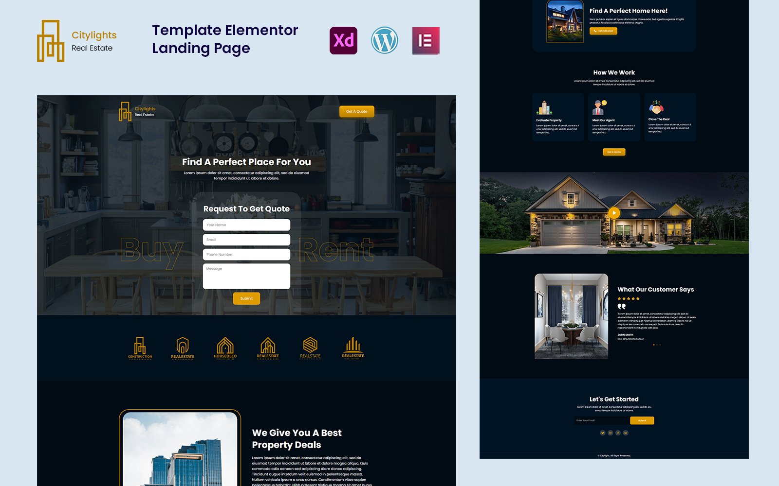 Template #232657 Property Rent Webdesign Template - Logo template Preview