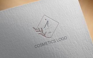 Cosmetics Elegant Logo Template