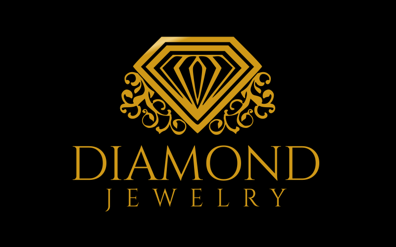 Gold Diamond Elegant Design Logo Logo Template