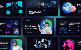 Neoverse - Virtual Reality & Metaverse PowerPoint Template
