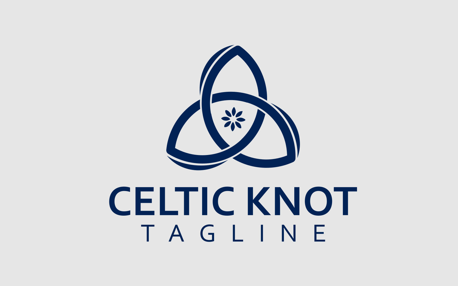 Celtic Knot Symbol Design Logo