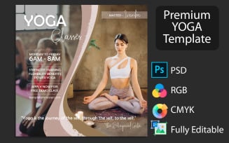 Best YOGA Template For Flyers And Social Media Post.