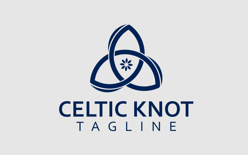 Celtic Knot Symbol Design Logo Logo Template