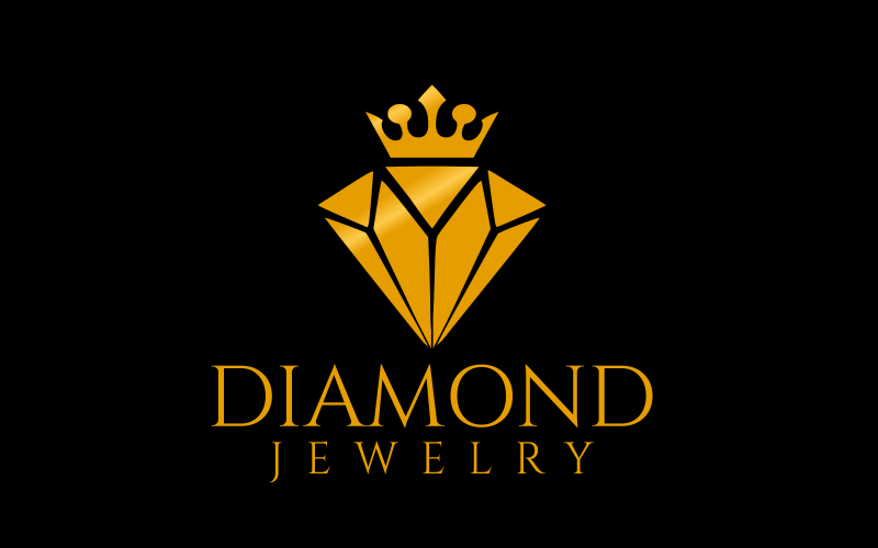 Gold Diamond Luxurious Design Logo Logo Template