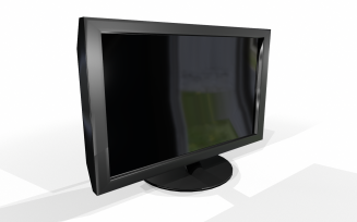 Monitor Low-poly 3D model