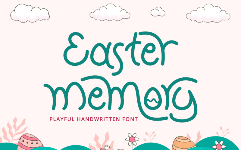 Easter Memory - Playful Handwritten Font