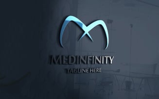 Media Infinity Letter M Logo