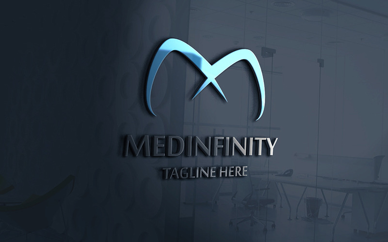 Media Infinity Letter M Logo Logo Template