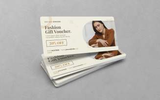 Minimalist Fashion Gift Voucher Design Templates