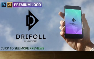 Premium D Letter DRIFOLL Logo Template