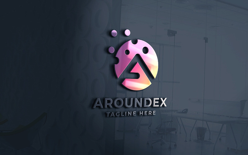 Professional Aroundex Letter A Logo Logo Template