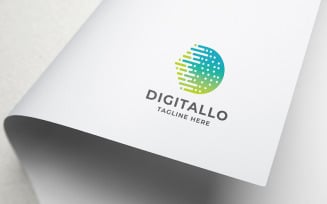 Professional Digitallo Letter D Logo
