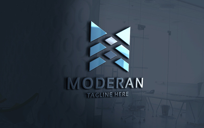 Professional Moderan Letter M Logo Logo Template