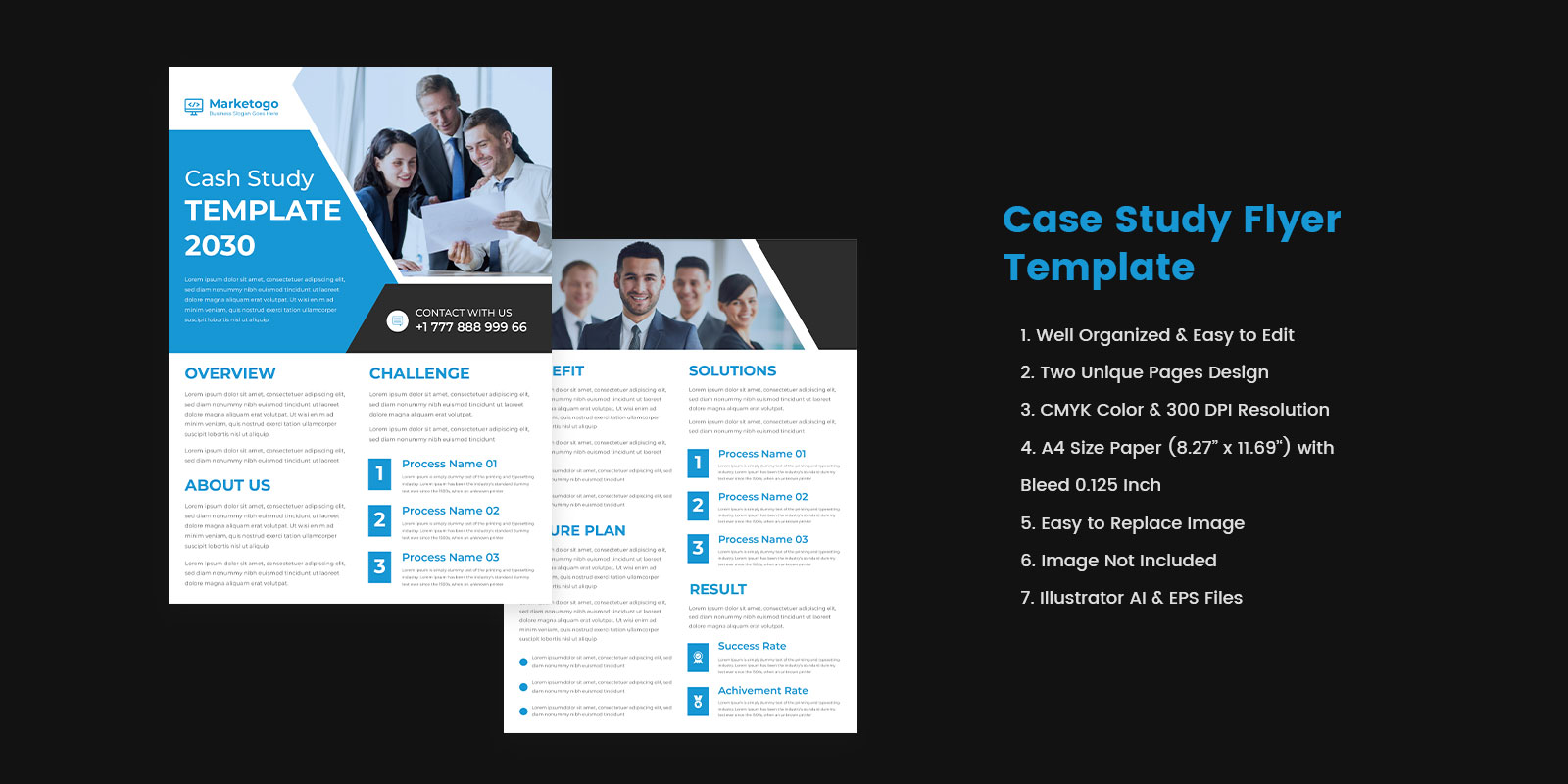 Template #232938 Case Study Webdesign Template - Logo template Preview