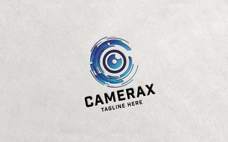 Camera Pixel C Letter Logo Logo Template