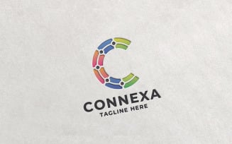 Connexa Letter C Logo Template