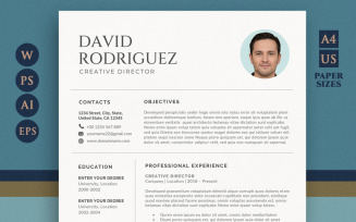David Rodriguez - Professional Resume Template