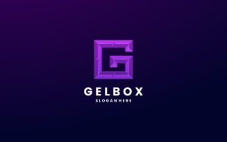 Letter G Box Gradient Logo Design