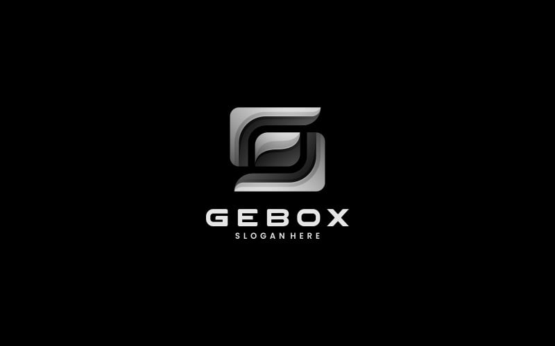 Letter G Box Gradient Logo Style Logo Template