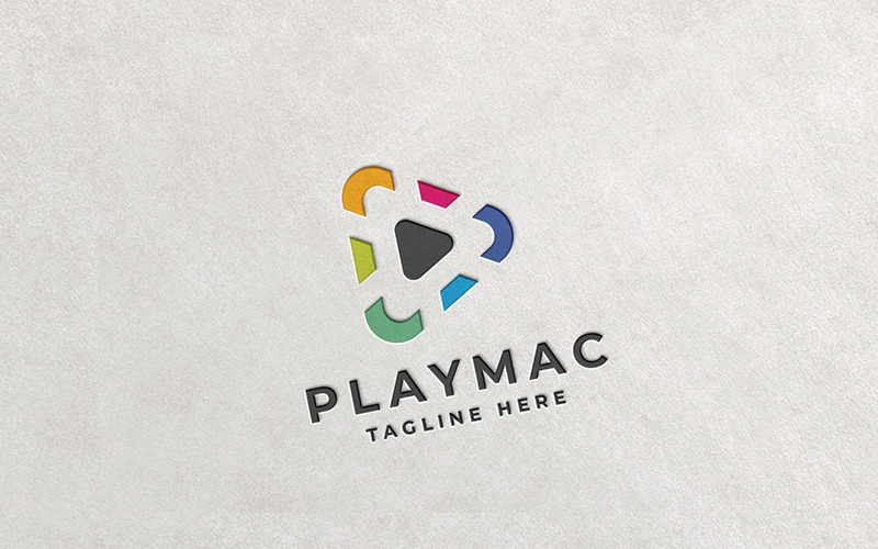 Professional Play Media Logo Logo Template