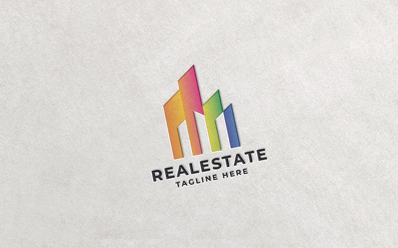 Professional Real Estate Building Logo Logo Template