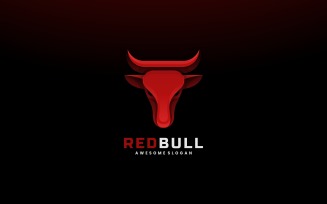 Red Bull Gradient Logo Design